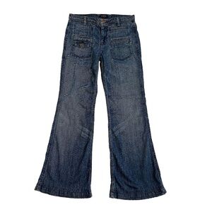 7 For All Mankind Georgia New Zealand Flare Jeans | Mid-Rise Denim | Size 28